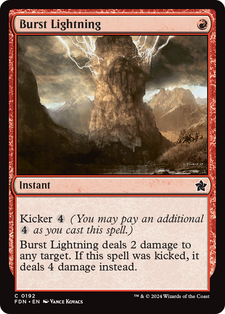 Burst Lightning [Foundations] | The CG Realm