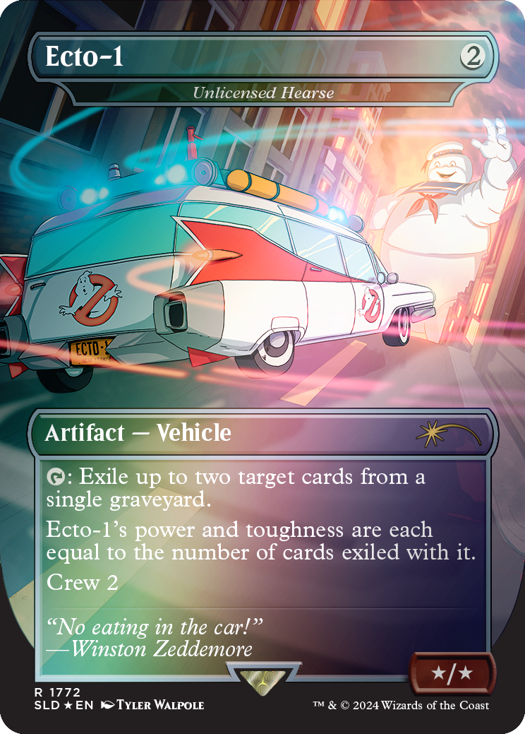 Ecto-1 - Unlicensed Hearse (Rainbow Foil) [Secret Lair Drop Series] | The CG Realm