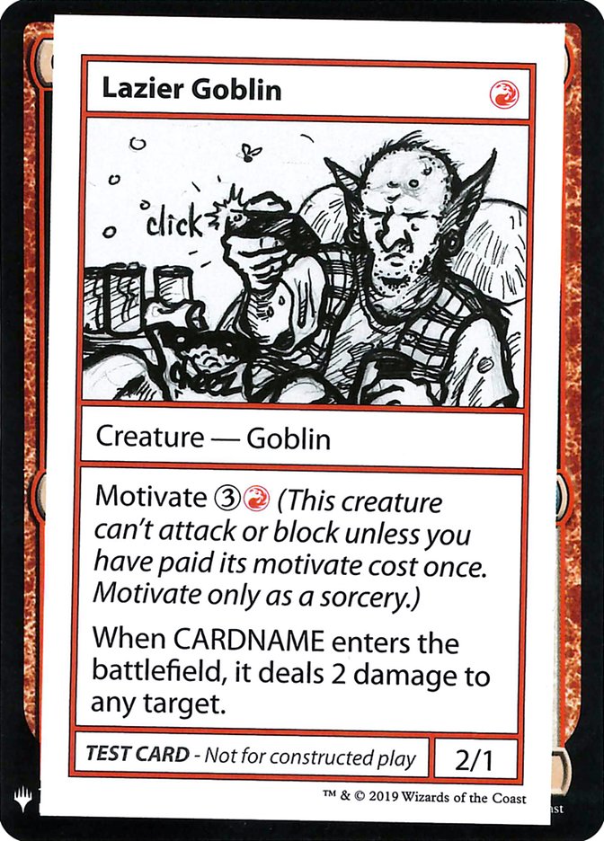 Lazier Goblin [Mystery Booster Playtest Cards] | The CG Realm