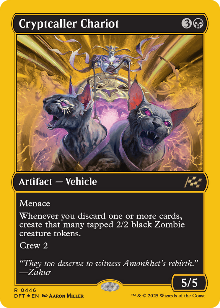 Cryptcaller Chariot (First-Place Foil) [Aetherdrift] | The CG Realm