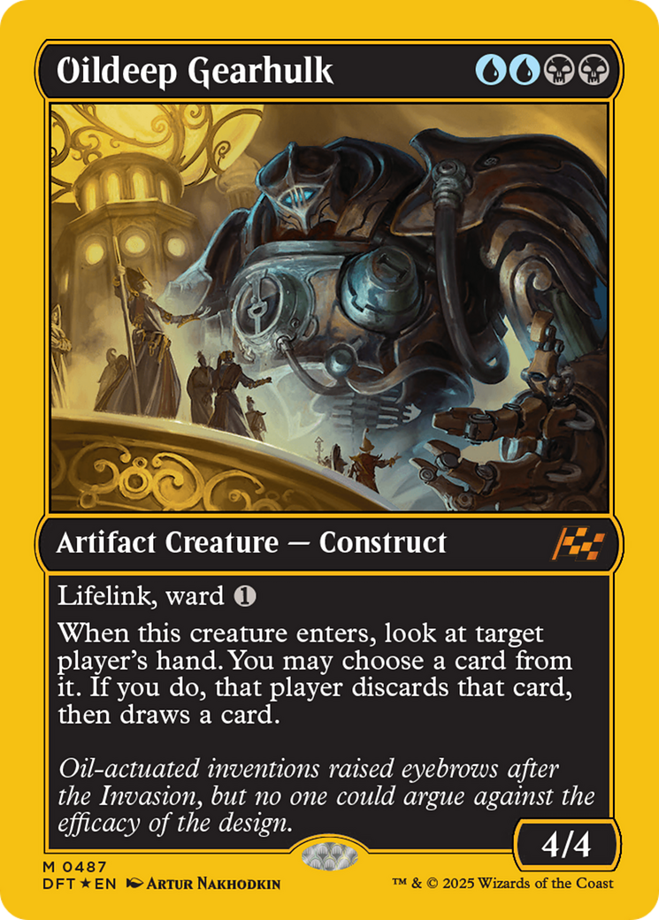 Oildeep Gearhulk (First-Place Foil) [Aetherdrift] | The CG Realm