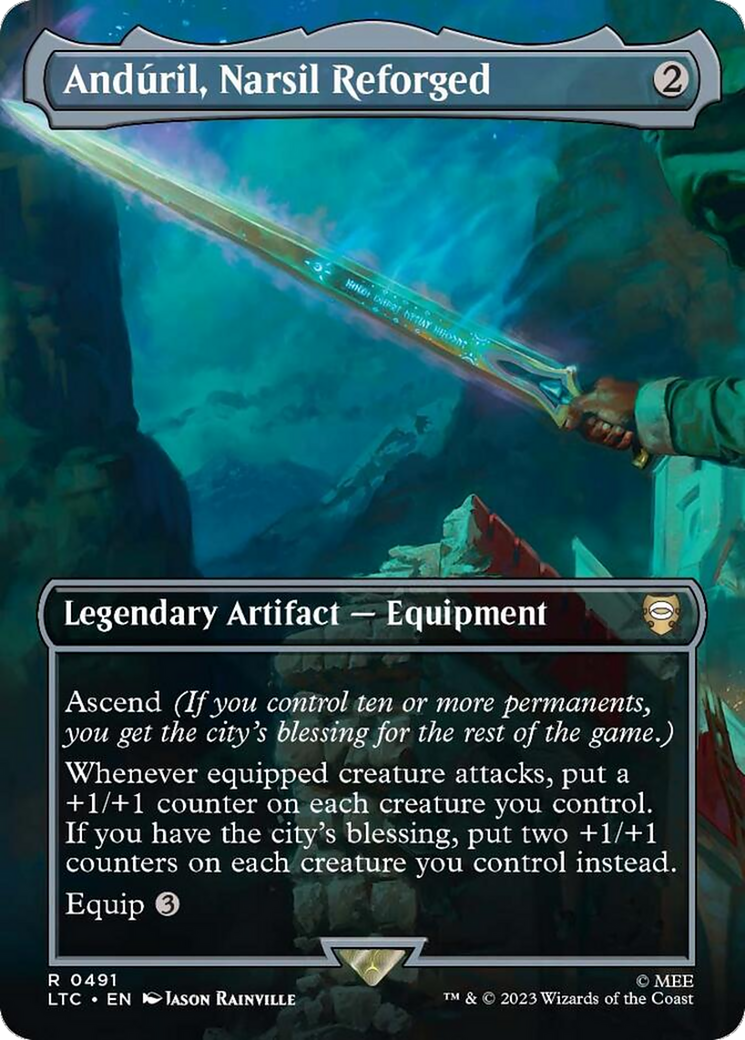 Anduril, Narsil Reforged (Borderless) [The Lord of the Rings: Tales of Middle-Earth Commander] | The CG Realm