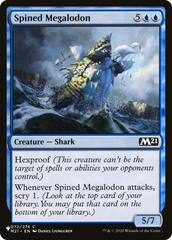 Spined Megalodon [The List Reprints] | The CG Realm