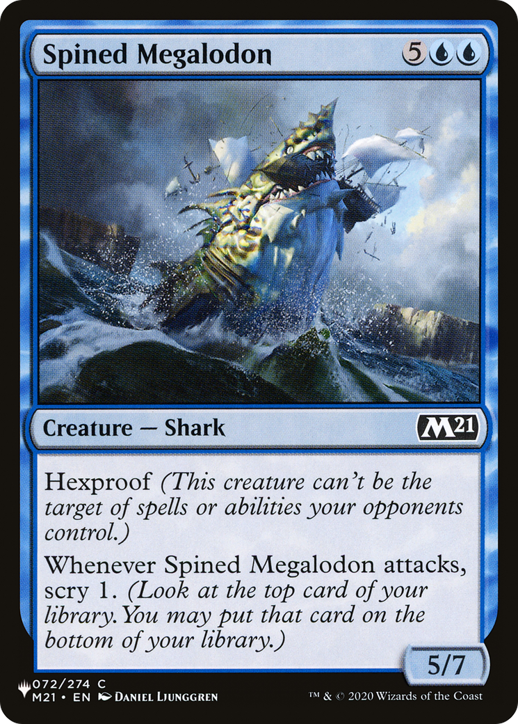 Spined Megalodon [The List Reprints] | The CG Realm