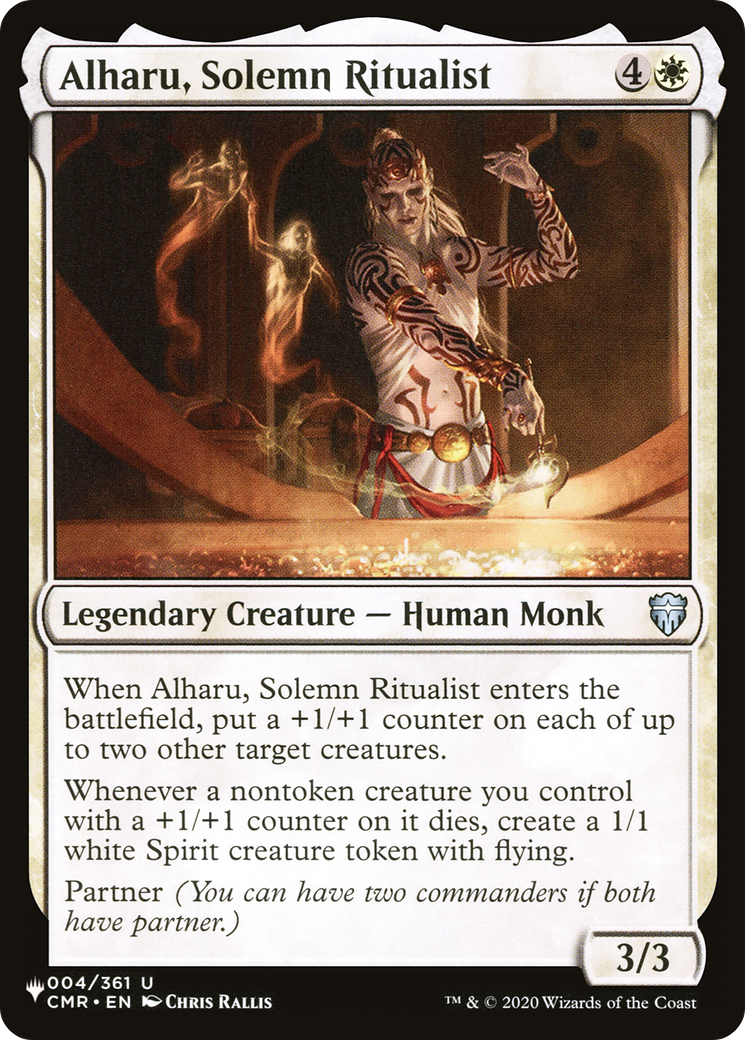 Alharu, Solemn Ritualist [The List Reprints] | The CG Realm