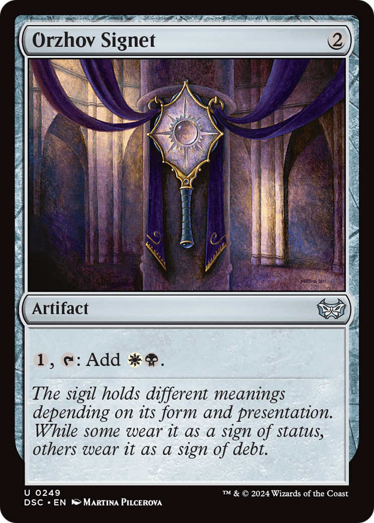 Orzhov Signet [Duskmourn: House of Horror Commander] | The CG Realm