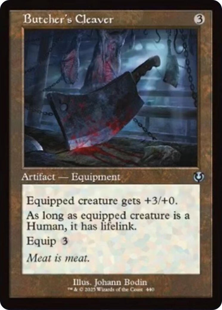 Butcher's Cleaver (Retro Frame) [Innistrad Remastered] | The CG Realm