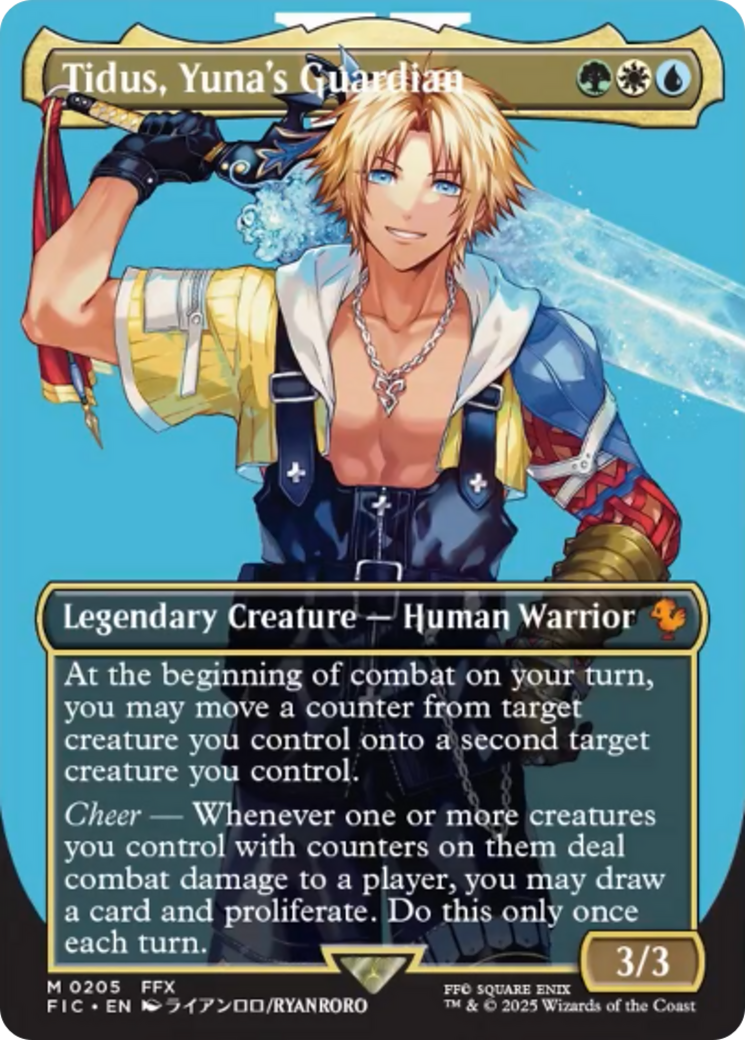 Tidus, Yuna's Guardian (Borderless) [FINAL FANTASY Commander] | The CG Realm