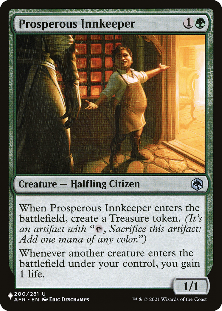 Prosperous Innkeeper [The List] | The CG Realm