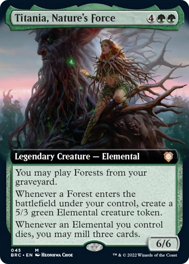 Titania, Nature's Force (Extended Art) [The Brothers' War Commander] | The CG Realm