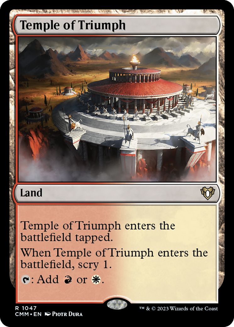 Temple of Triumph [Commander Masters] | The CG Realm