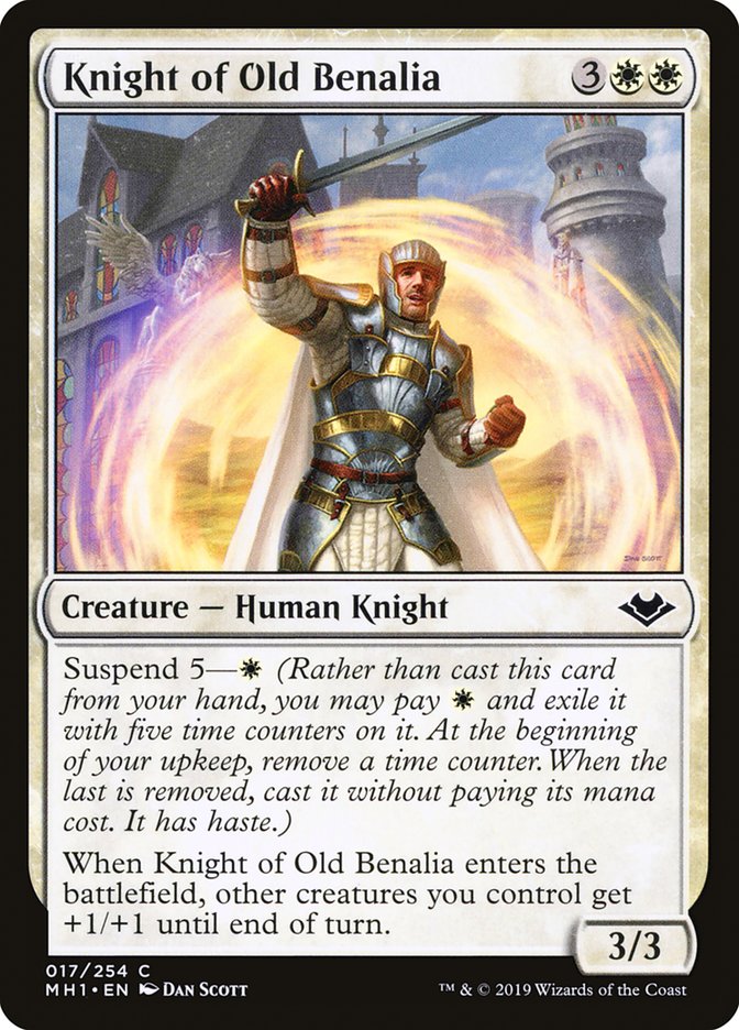 Knight of Old Benalia [Modern Horizons] | The CG Realm