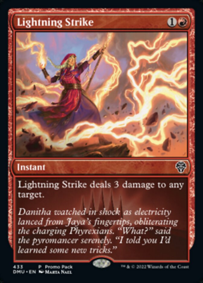 Lightning Strike (Promo Pack) [Dominaria United Promos] | The CG Realm