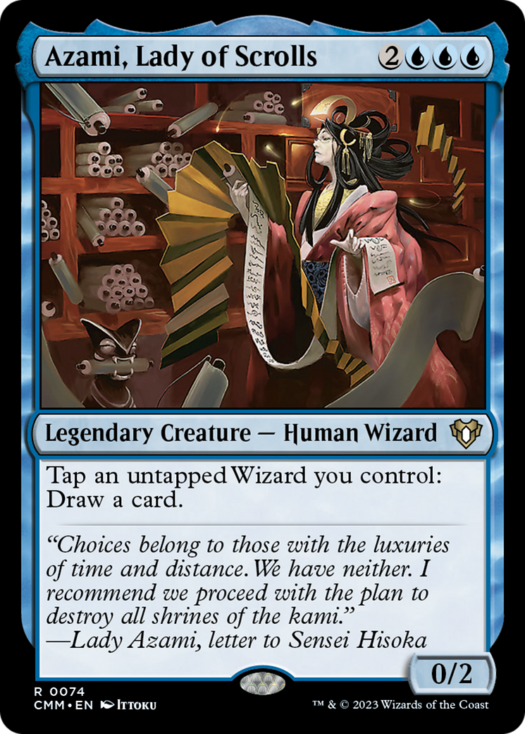 Azami, Lady of Scrolls [Commander Masters] | The CG Realm