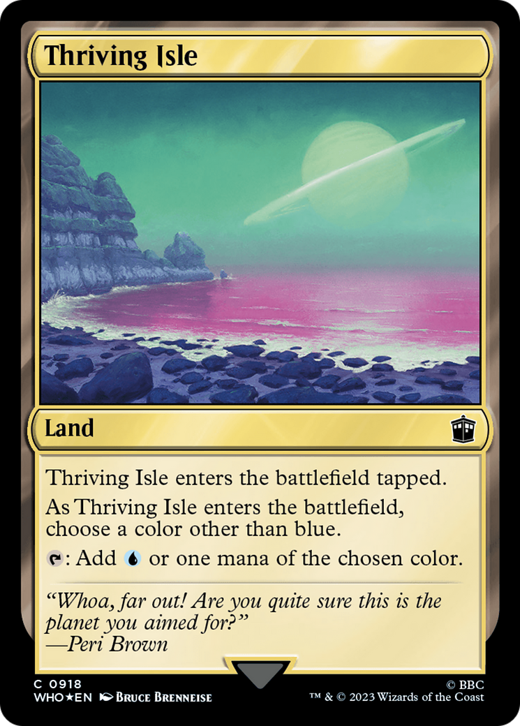 Thriving Isle (Surge Foil) [Doctor Who] | The CG Realm