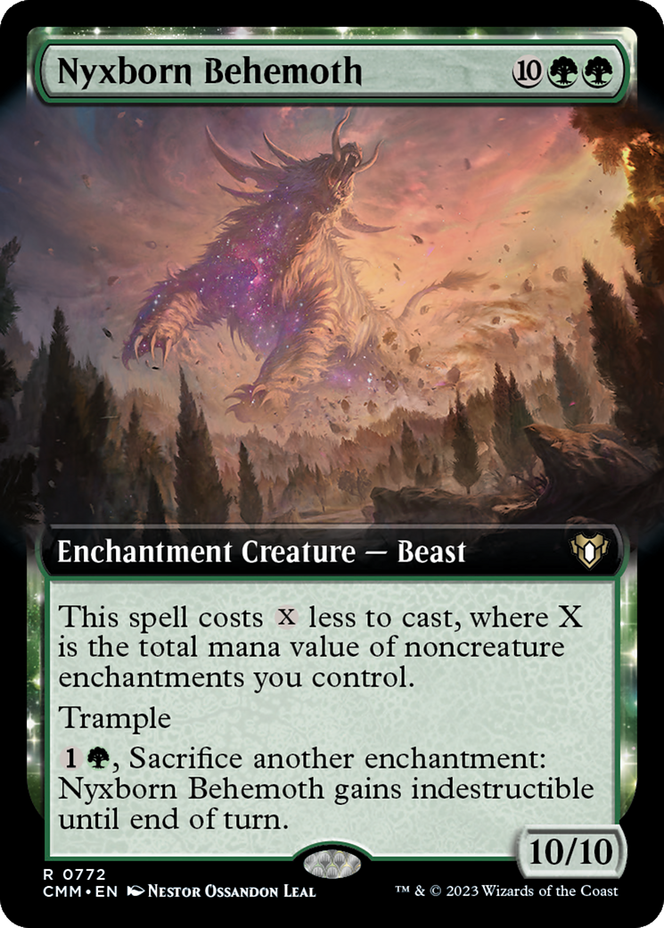 Nyxborn Behemoth (Extended Art) [Commander Masters] | The CG Realm