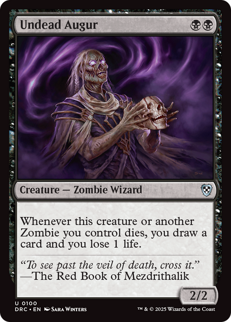 Undead Augur [Aetherdrift Commander] | The CG Realm