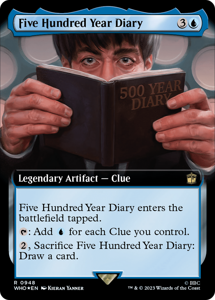 Five Hundred Year Diary (Extended Art) (Surge Foil) [Doctor Who] | The CG Realm