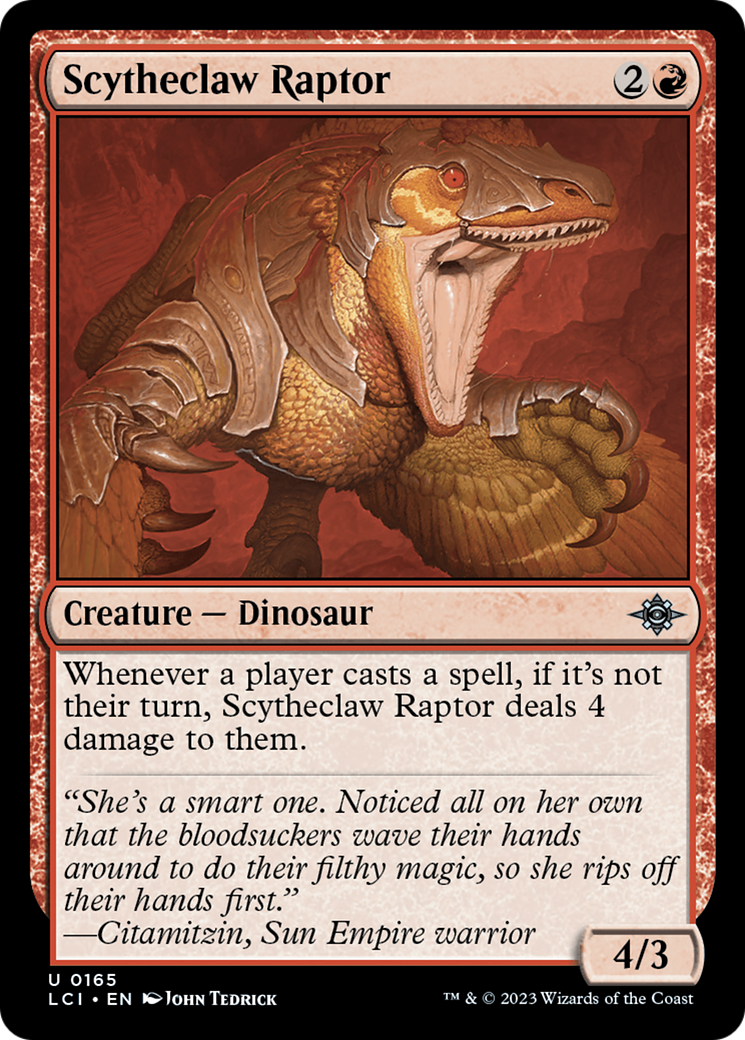 Scytheclaw Raptor [The Lost Caverns of Ixalan] | The CG Realm