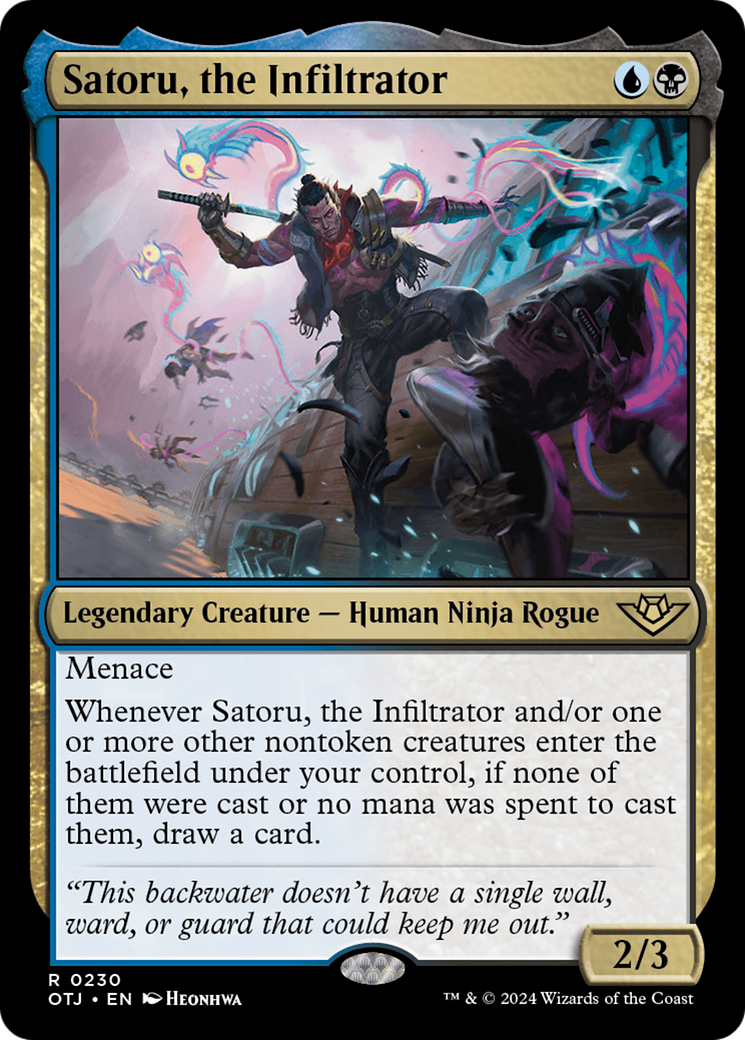 Satoru, the Infiltrator [Outlaws of Thunder Junction] | The CG Realm