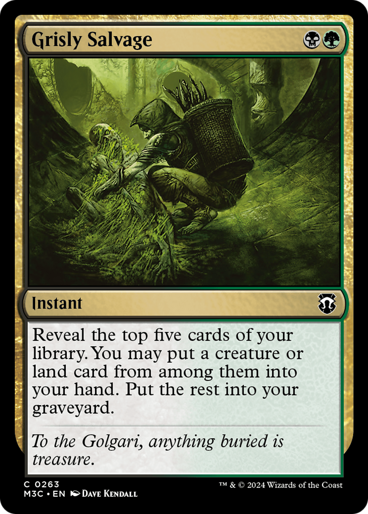 Grisly Salvage [Modern Horizons 3 Commander] | The CG Realm