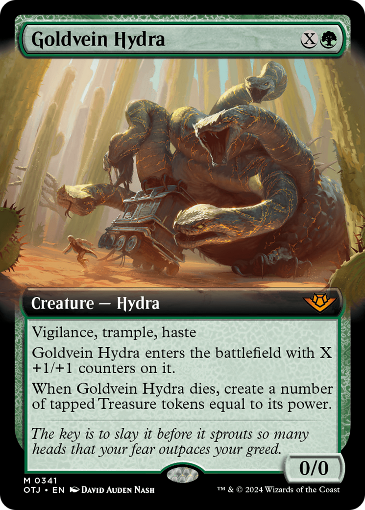 Goldvein Hydra (Extended Art) [Outlaws of Thunder Junction] | The CG Realm