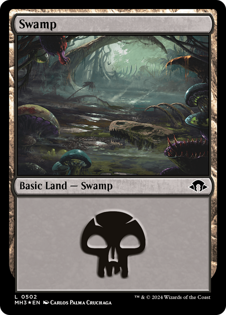 Swamp (0502) (Ripple Foil) [Modern Horizons 3] | The CG Realm