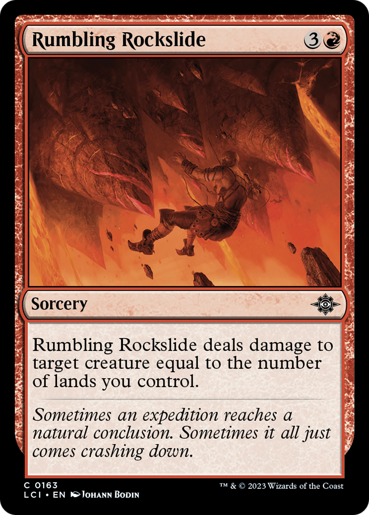 Rumbling Rockslide [The Lost Caverns of Ixalan] | The CG Realm