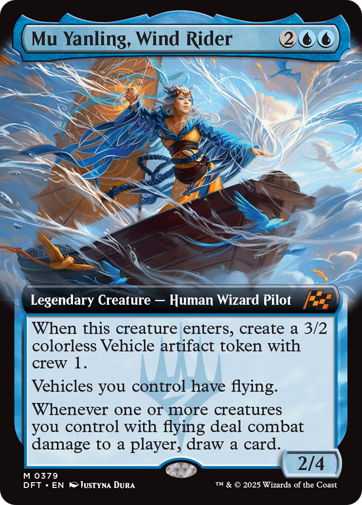 Mu Yanling, Wind Rider (Extended Art) [Aetherdrift] | The CG Realm