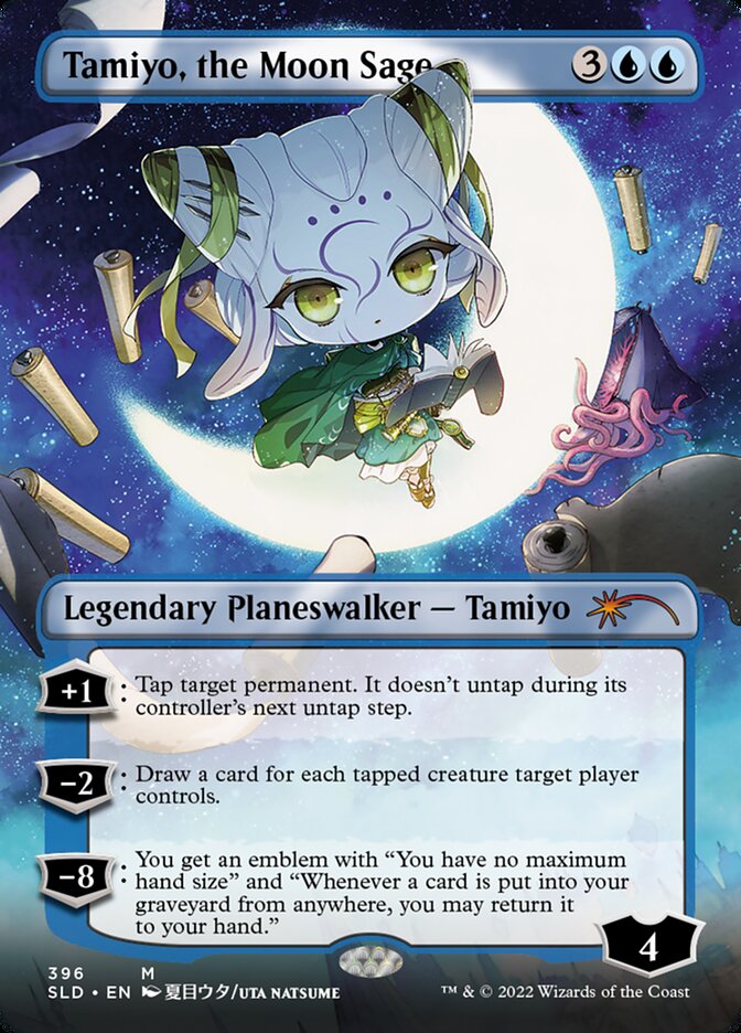 Tamiyo, the Moon Sage (Borderless) [Secret Lair Drop Series] | The CG Realm