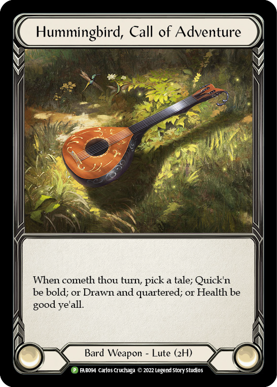 Hummingbird, Call of Adventure [FAB094] (Promo)  Cold Foil | The CG Realm