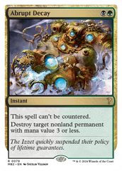 Abrupt Decay (White Border) [Mystery Booster 2] | The CG Realm