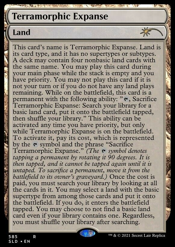 Terramorphic Expanse (Full Text) [Secret Lair Drop Promos] | The CG Realm