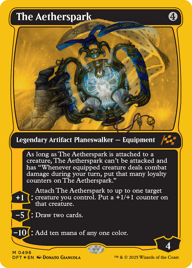 The Aetherspark (First-Place Foil) [Aetherdrift] | The CG Realm