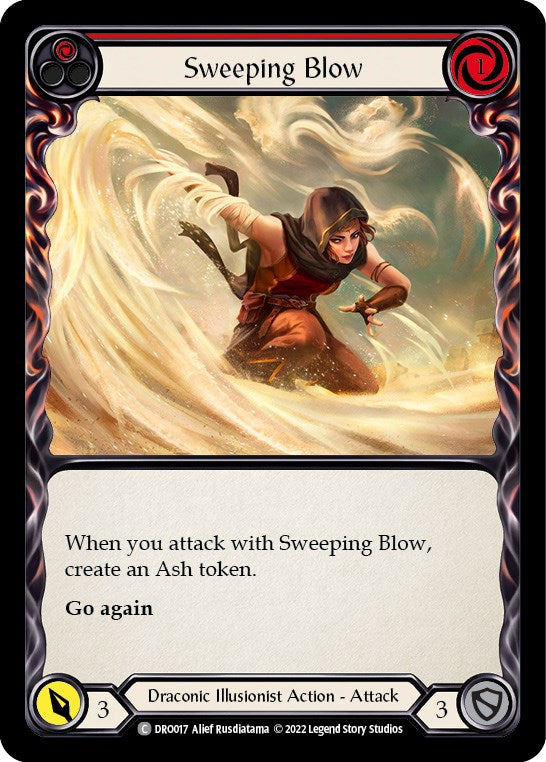 Sweeping Blow (Red) [DRO017] (Uprising Dromai Blitz Deck) | The CG Realm