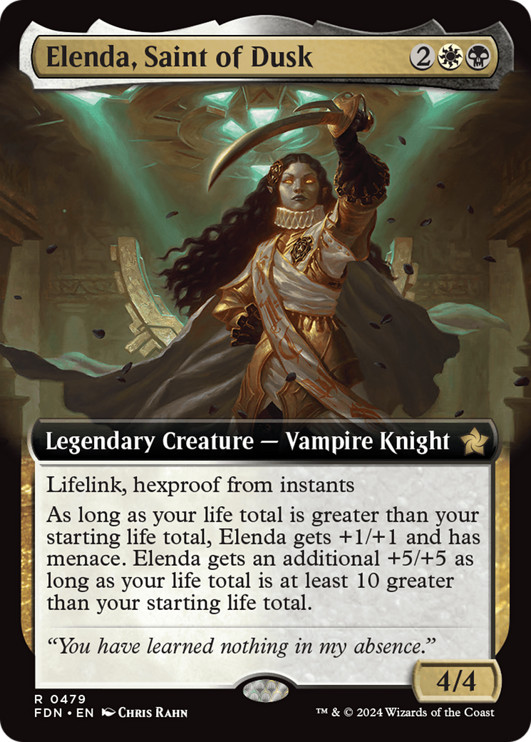 Elenda, Saint of Dusk (Extended Art) [Foundations] | The CG Realm