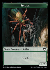 Treasure // Spider Double-Sided Token [Commander Masters Tokens] | The CG Realm