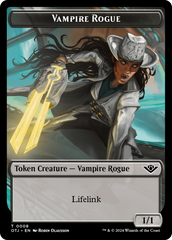 Treasure // Vampire Rogue Double-Sided Token [Outlaws of Thunder Junction Tokens] | The CG Realm