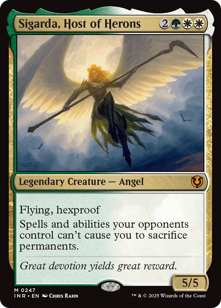 Sigarda, Host of Herons (Retro Frame) [Innistrad Remastered] | The CG Realm