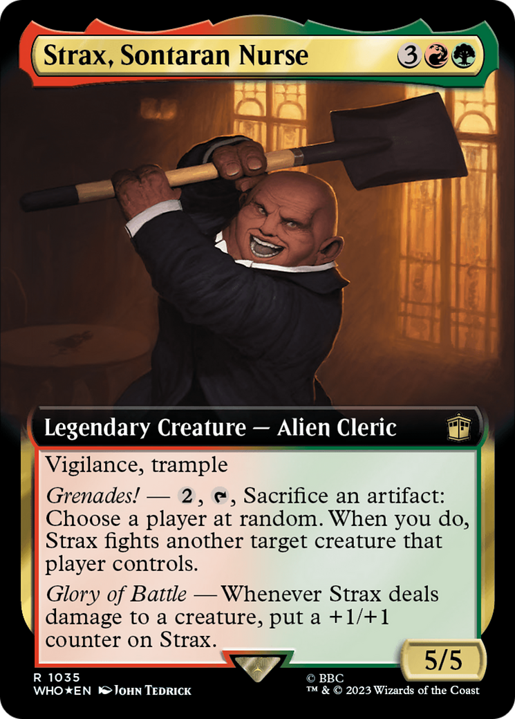 Strax, Sontaran Nurse (Extended Art) (Surge Foil) [Doctor Who] | The CG Realm