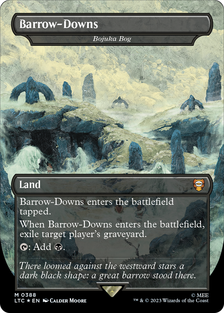 Barrow-Downs - Bojuka Bog (Surge Foil Realms and Relics) [The Lord of the Rings: Tales of Middle-Earth Commander] | The CG Realm