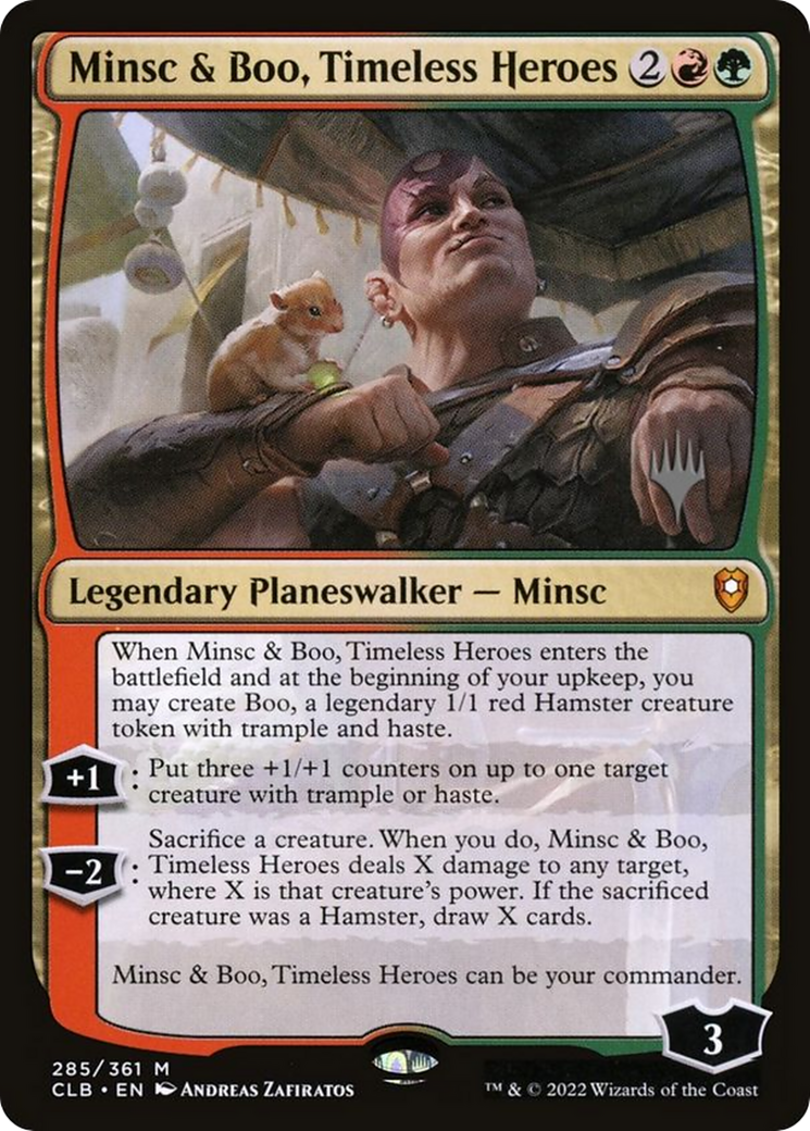 Minsc & Boo, Timeless Heroes (Promo Pack) [The Lost Caverns of Ixalan Promos] | The CG Realm