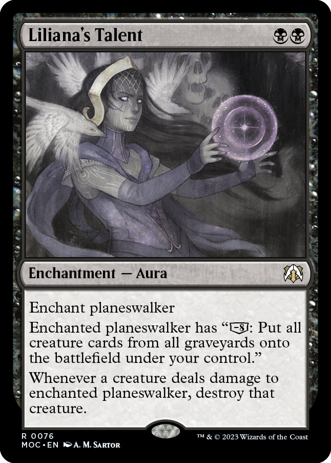 Liliana's Talent [March of the Machine Commander] | The CG Realm