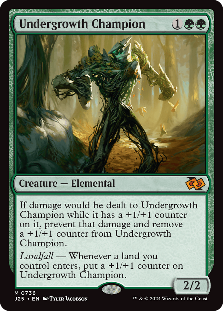 Undergrowth Champion [Foundations Jumpstart] | The CG Realm