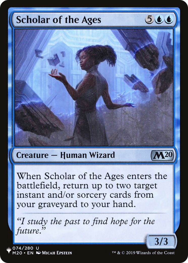 Scholar of the Ages [The List Reprints] | The CG Realm