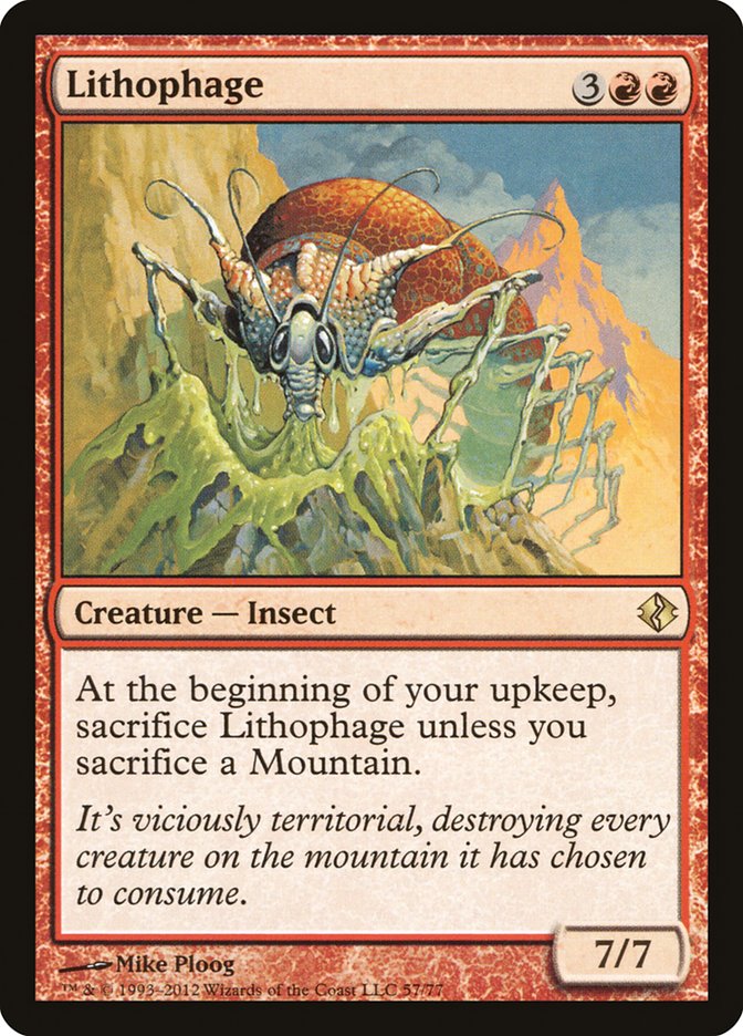 Lithophage [Duel Decks: Venser vs. Koth] | The CG Realm