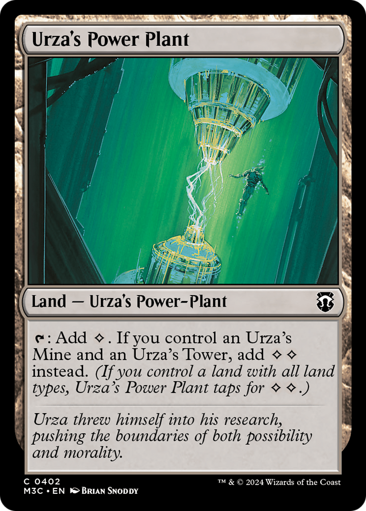 Urza's Power Plant (Ripple Foil) [Modern Horizons 3 Commander] | The CG Realm