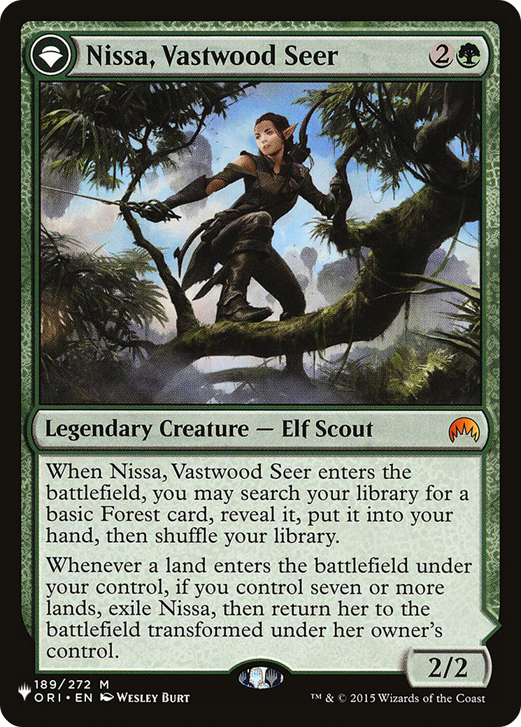 Nissa, Vastwood Seer // Nissa, Sage Animist [Secret Lair: From Cute to Brute] | The CG Realm