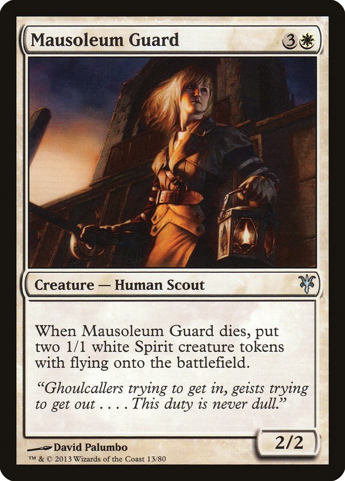 Mausoleum Guard [Duel Decks: Sorin vs. Tibalt] | The CG Realm