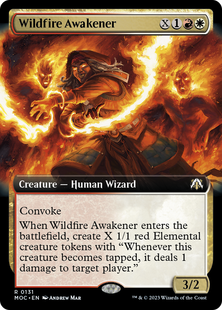 Wildfire Awakener (Extended Art) [March of the Machine Commander] | The CG Realm